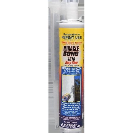 Adhesive Technologies Adhesives Technology A9-MB131012PN2 9 oz Miracle Bond Repair Epoxy 758722202645